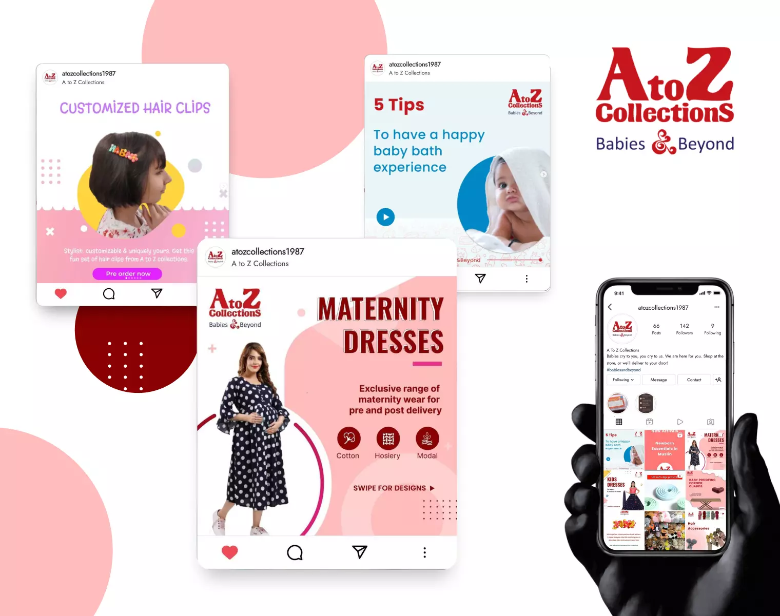 digital marketing for a to z collectinos baby store mangalore
